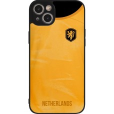 iPhone 14 Plus Case Hülle - Silikon schwarz Holland 2022 personalisierbares Fußballtrikot