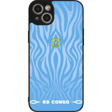 iPhone 14 Plus Case Hülle - Silikon schwarz Demokratische Republik Kongo 2026 personalisierbares Fussballtrikot