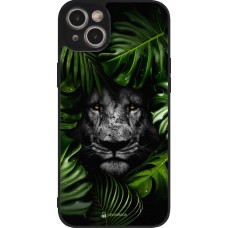 iPhone 14 Plus Case Hülle - Silikon schwarz Forest Lion