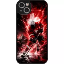 Coque iPhone 14 Plus - Silicone rigide noir Hockey World Championship Player