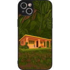 Coque iPhone 14 Plus - Silicone rigide noir Benitos house DTMF