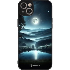 Coque iPhone 14 Plus - Silicone rigide noir Night Sky View