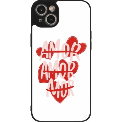 iPhone 14 Plus Case Hülle - Silikon schwarz Saint Valentines Day 26 Amor