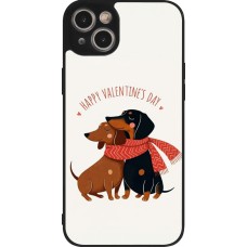 Coque iPhone 14 Plus - Silicone rigide noir Saint Valentines Day 26 Happy Valentine