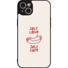 Coque iPhone 14 Plus - Silicone rigide noir Saint Valentines Day 26 Self love self care