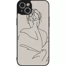 Coque iPhone 14 Plus - Silicone rigide noir Salnikova 05