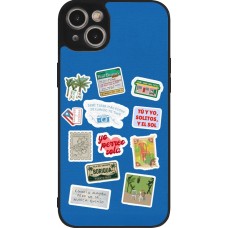 Coque iPhone 14 Plus - Silicone rigide noir Seals of the Dominican Republic DTMF