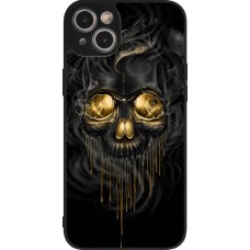 Coque iPhone 14 Plus - Silicone rigide noir Skull 02