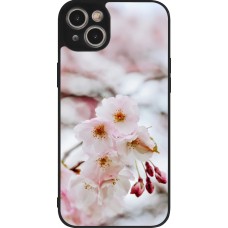 Coque iPhone 14 Plus - Silicone rigide noir Cherry tree Spring 2026