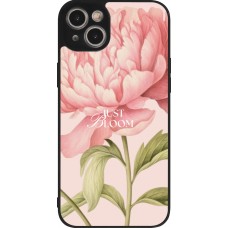 Coque iPhone 14 Plus - Silicone rigide noir Just Bloom Spring 2026