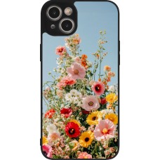 Coque iPhone 14 Plus - Silicone rigide noir Spring flowers Spring 2026