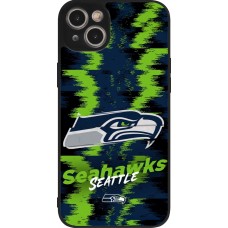 Coque iPhone 14 Plus - Silicone rigide noir Super Bowl 26 Seattle 2