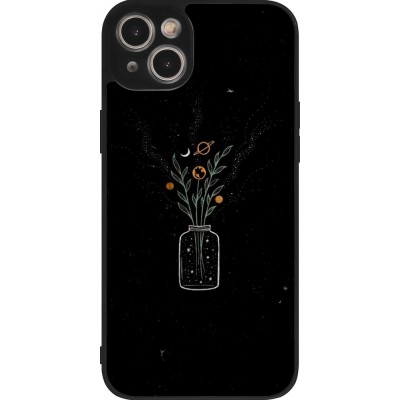iPhone 14 Plus Case Hülle - Silikon schwarz Vase black