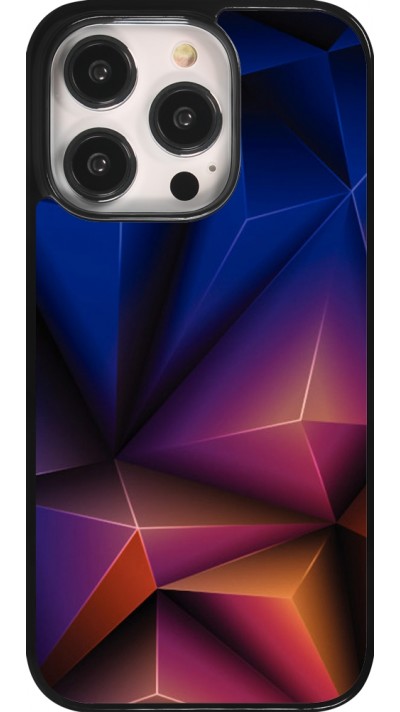iPhone 14 Pro Case Hülle - Abstract Triangles 