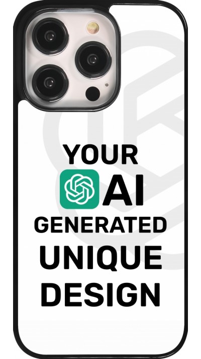 Coque iPhone 14 Pro - 100% unique générée par intelligence artificielle (AI) avec vos idées
