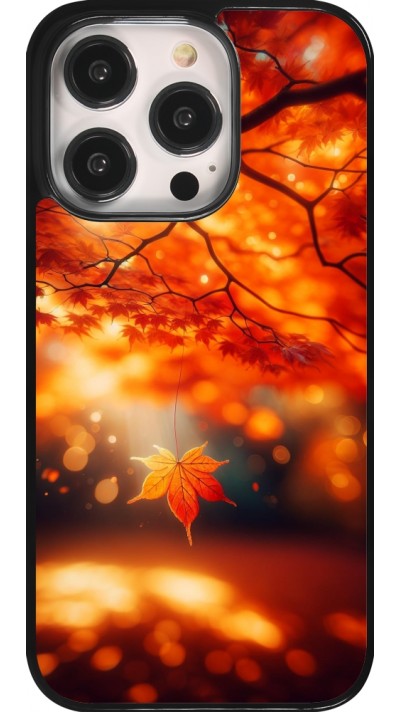 iPhone 14 Pro Case Hülle - Herbst Magisch Orange