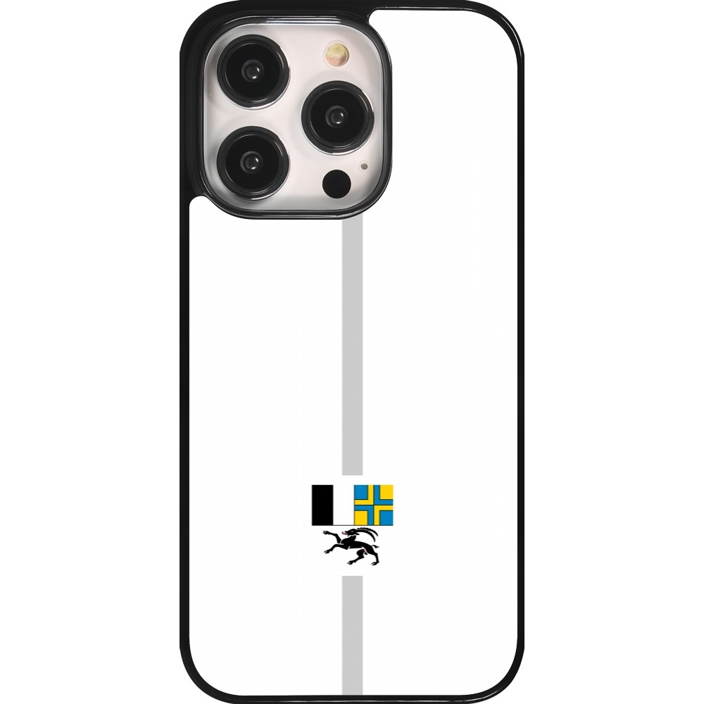 Coque iPhone 14 Pro - Canton GR blanc