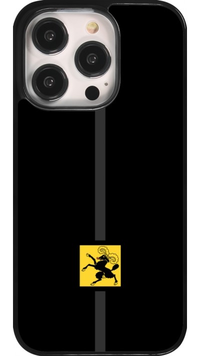 iPhone 14 Pro Case Hülle - Kanton SH schwarz