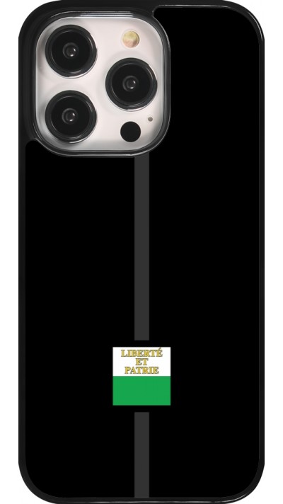 iPhone 14 Pro Case Hülle - Kanton VD schwarz