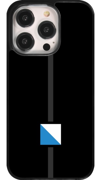 iPhone 14 Pro Case Hülle - Kanton ZH schwarz