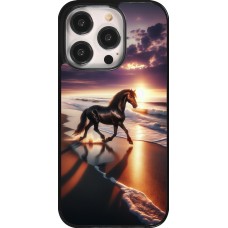 iPhone 14 Pro Case Hülle - Pferd majestätisch Strand