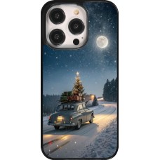 Coque iPhone 14 Pro - Christmas 25 Car with Tree Xmas