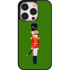 Coque iPhone 14 Pro - Christmas 25 Nutcracker Green