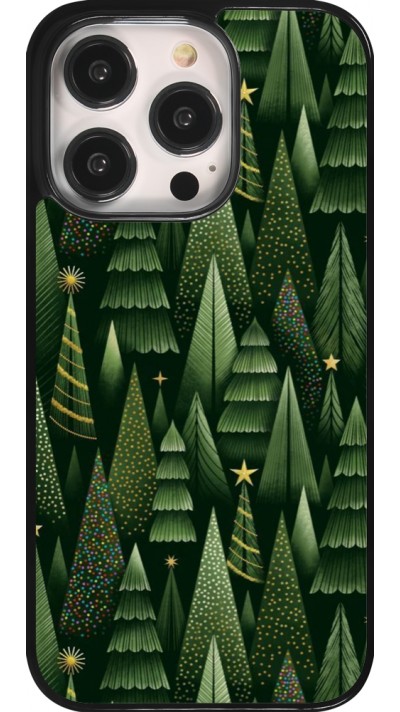 Coque iPhone 14 Pro - Christmas 25 Pattern Xmas Tree
