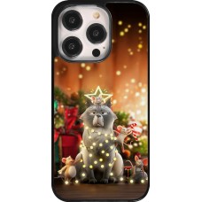 Coque iPhone 14 Pro - Christmas 25 Xmas Cat