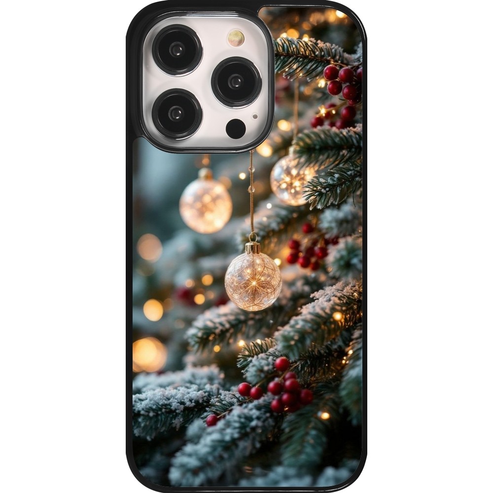 Coque iPhone 14 Pro - Christmas 25 Xmas Decorated Tree