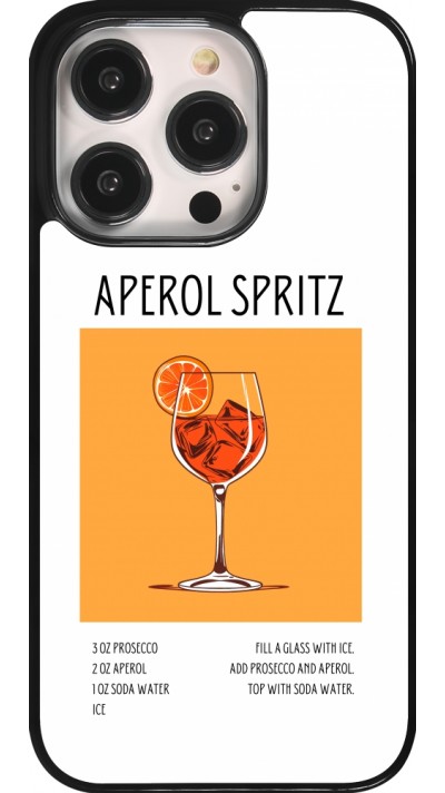 iPhone 14 Pro Case Hülle - Cocktail Rezept Aperol Spritz