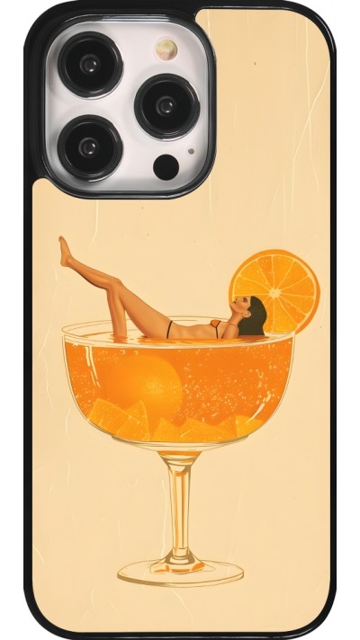 Coque iPhone 14 Pro - Cocktail bain vintage