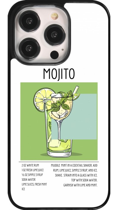 iPhone 14 Pro Case Hülle - Cocktail Rezept Mojito