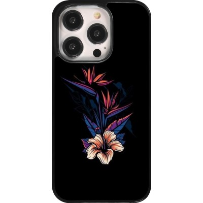 Coque iPhone 14 Pro - Dark Flowers