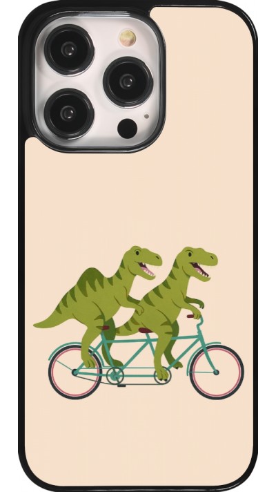 Coque iPhone 14 Pro - Dinosaurs on bikes 2026
