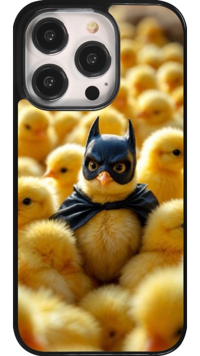 Coque iPhone 14 Pro - Easter 2026 Chicken Batman