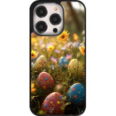 Coque iPhone 14 Pro - Easter 2026 Decorated eggs