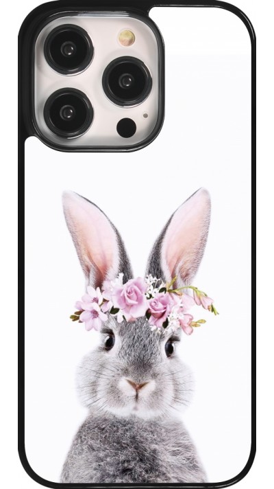 Coque iPhone 14 Pro - Easter 2023 flower bunny