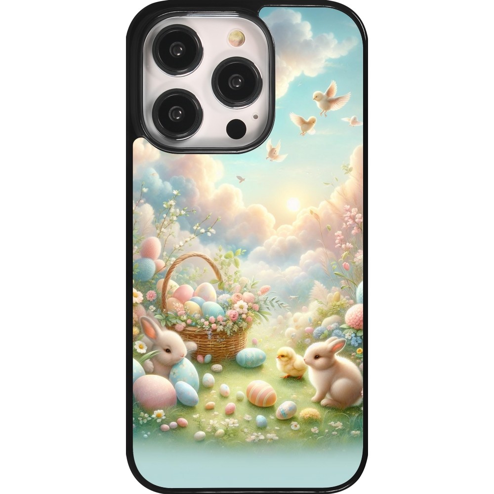 Coque iPhone 14 Pro - Easter 2025 Pastel Pâques