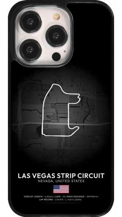 Coque iPhone 14 Pro - F1 Track 2025 Las Vegas