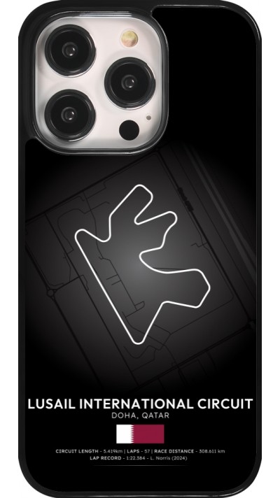 Coque iPhone 14 Pro - F1 Track 2025 Qatar