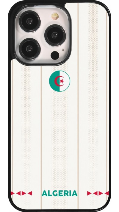 Coque iPhone 14 Pro - Maillot de football Alge?rie 2026 personnalisable