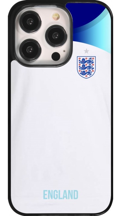 Coque iPhone 14 Pro - Maillot de football Angleterre 2022 personnalisable