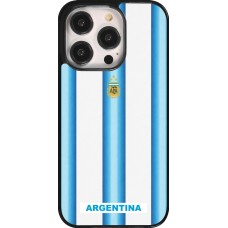iPhone 14 Pro Case Hülle - Argentinien 2026 personalisierbares Fussballtrikot