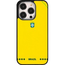 iPhone 14 Pro Case Hülle - Brasilien 2026 personalisierbares Fussballtrikot