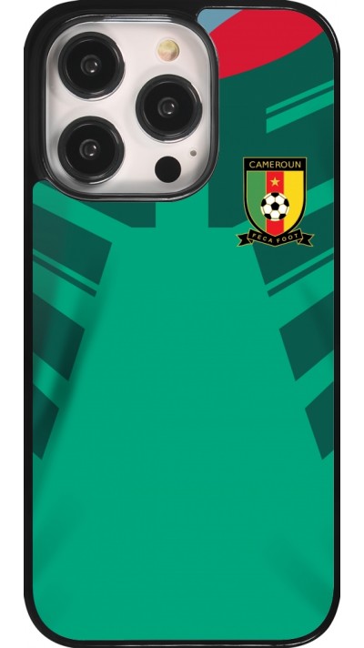 iPhone 14 Pro Case Hülle - Kamerun 2022 personalisierbares Fussballtrikot