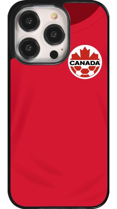 iPhone 14 Pro Case Hülle - Kanada 2022 personalisierbares Fussballtrikot