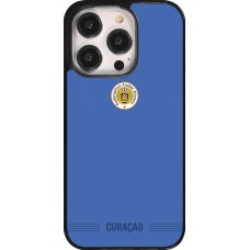 Coque iPhone 14 Pro - Maillot de football Curaçao 2026 personnalisable