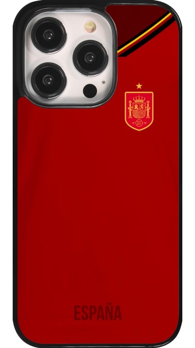 iPhone 14 Pro Case Hülle - Spanien 2022 personalisierbares Fußballtrikot