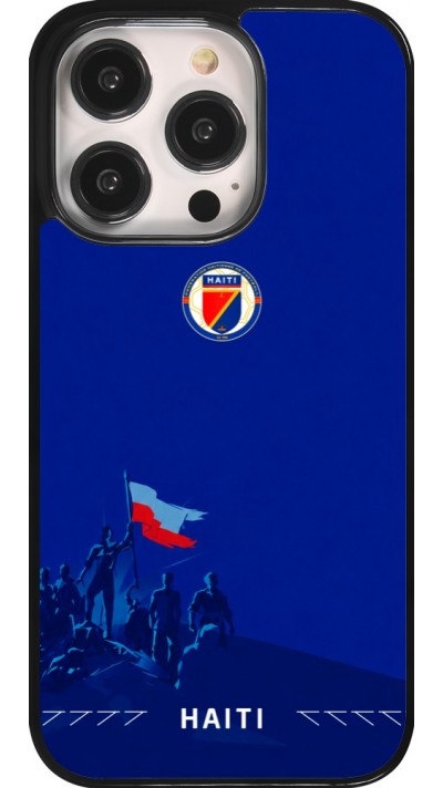 Coque iPhone 14 Pro - Maillot de football Hai?ti 2026 personnalisable